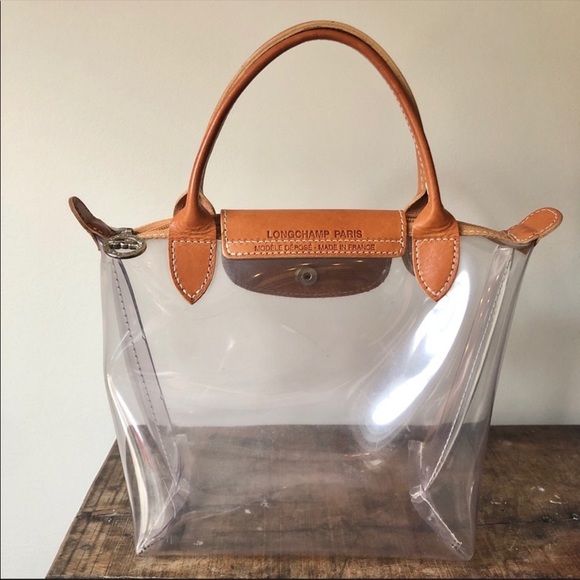 ✨IN SEARCH OF✨LONGCHAMP Clear  Transparent Bag - Picture 2 of 6